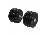 Гантель классик MB Barbell с вращающейся ручкой 44 кг MB-FdbEM-B44