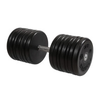 Гантель классик MB Barbell с вращающейся ручкой 59 кг MB-FdbEM-B59