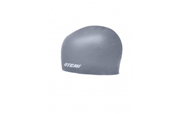 Шапочка для плавания Atemi kids silicone cap Asphalt grey KSC1GY серый 600_380