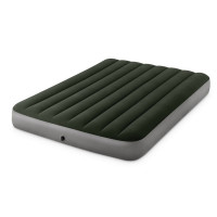 Надувной матрас Intex Dura-Beam Prestige Downy Airbed 137х191х25 см с насосом на батарейках 64778