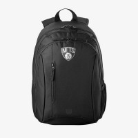 Рюкзак спортивный 45x28x17см, 22л Wilson Team Brooklyn Nets Backpack WZ6015002 черный