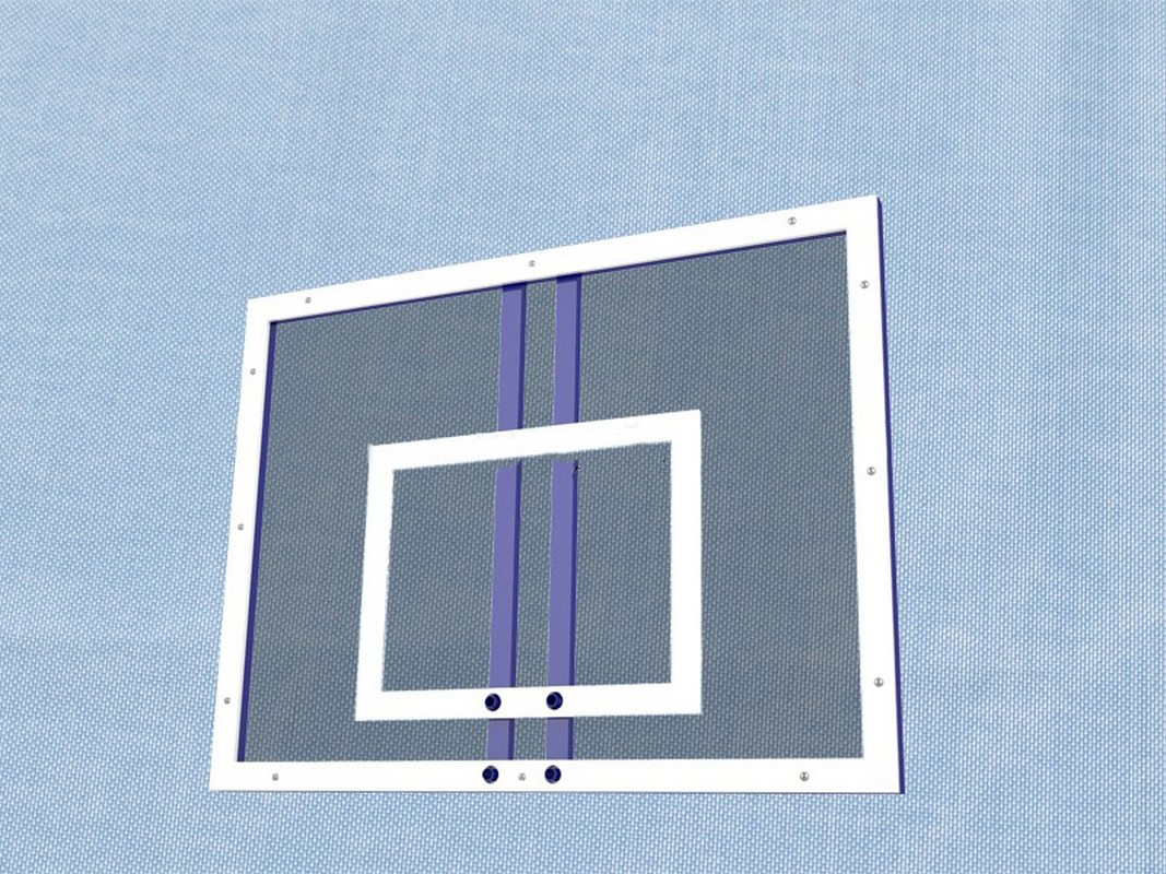 Щит баскетбольный тренировочный из оргстекла 10мм 120x90см Avix 2.55 1067_800