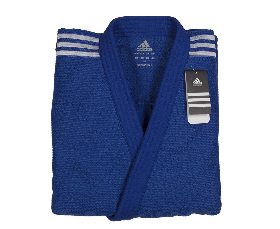 Кимоно для дзюдо Adidas Champion 2 IJF синее 979_800