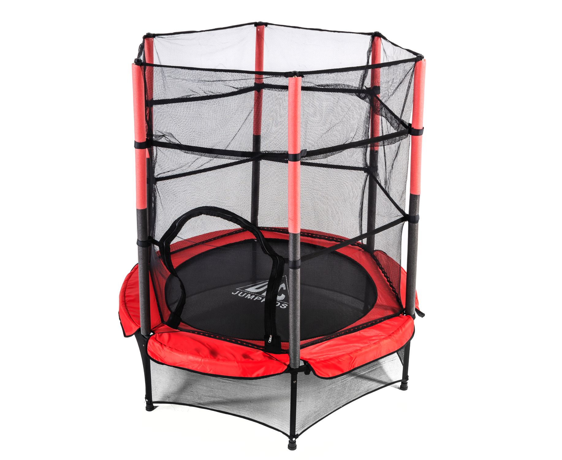 Батут DFC Jump kids 55" (137см) 55INCH-JD-RG красно-серый 1834_1500