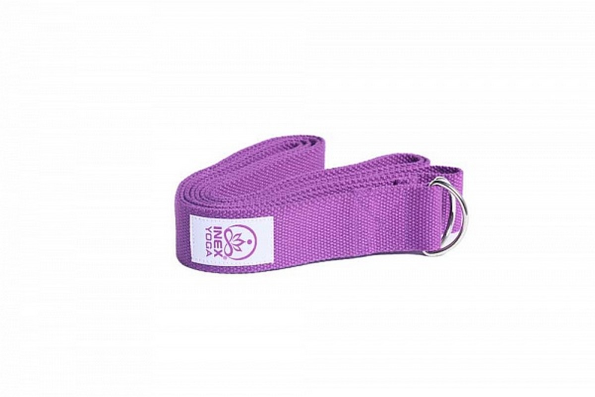 Ремень для йоги Inex Stretch Strap YSTRAP-663\24-VT-00 фиолетовый 1200_800