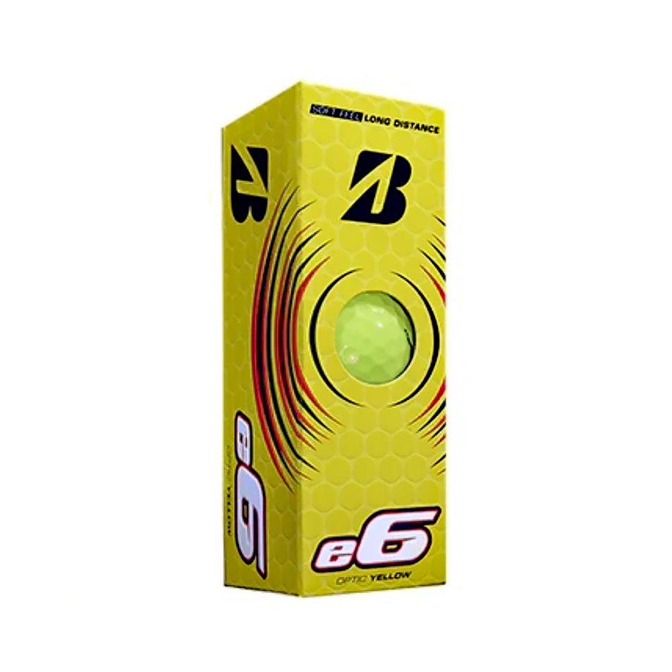 Мяч для гольфа Bridgestone e6 Yellow BGB1EYX желтый (3шт) 953_953