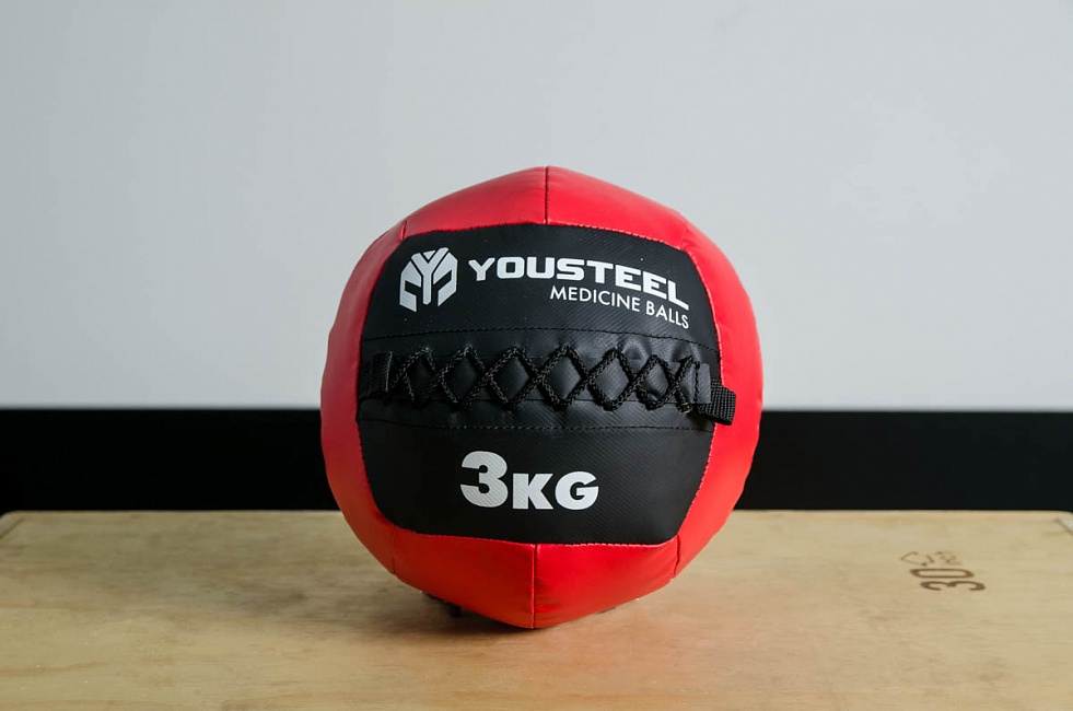 Медбол детский YouSteel 3кг, D254мм 981_650