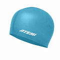 Шапочка для плавания Atemi light silicone cap Green river FLSC1GR бирюзовый 120_120